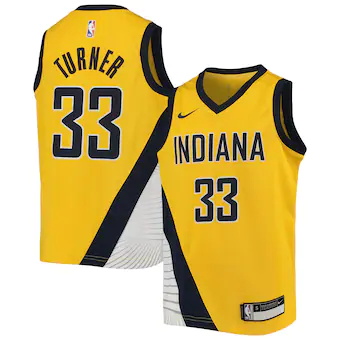 youth nike myles turner gold indiana pacers swingman player-542